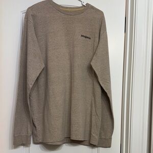 Patagonia Men's Beige Long Sleeve Tee